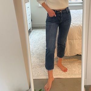 Gap vintage high rise straight leg jeans